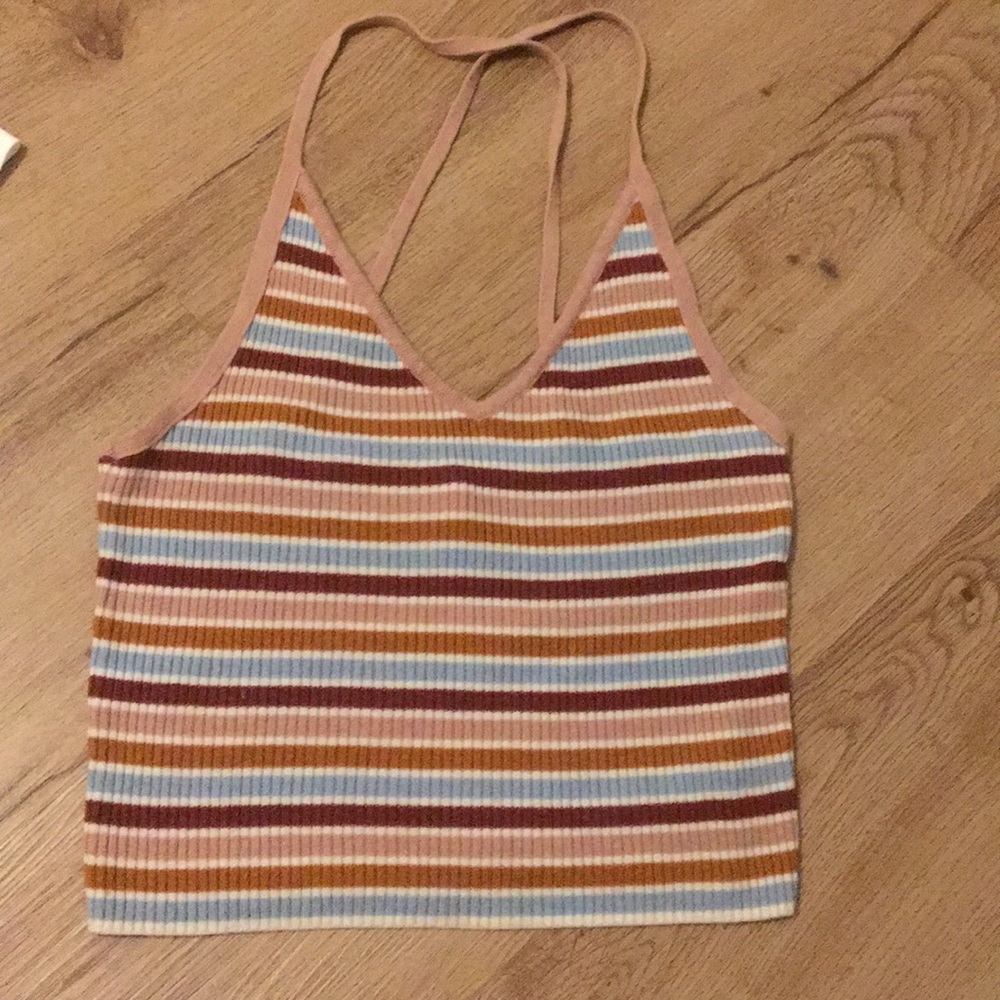 Kendall & Kylie striped tank size S